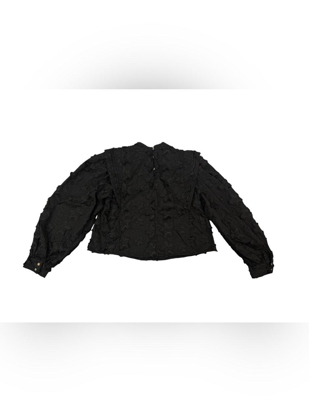 Farm Rio Black 3D Star Blouse - Picture 4 of 10